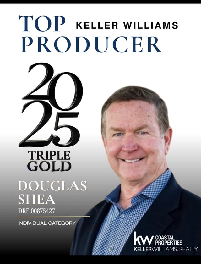Doug Shea — 2025 Keller Williams Top Producer (Triple Gold, Individual Category)
