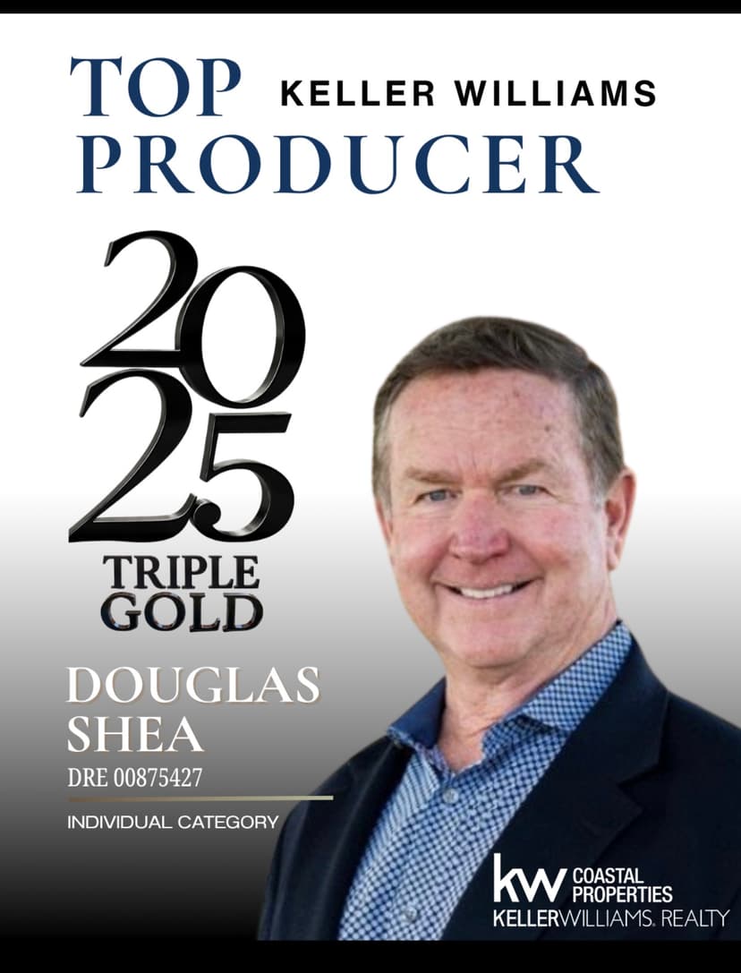 Doug Shea — 2025 Keller Williams Top Producer (Triple Gold, Individual Category)